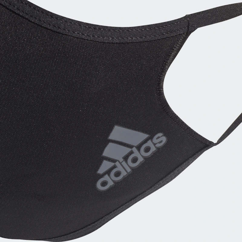 Jual Masker Sneakers Adidas Face Cover 3-Stripes Black Original Hf7045 - hoopspoint.com