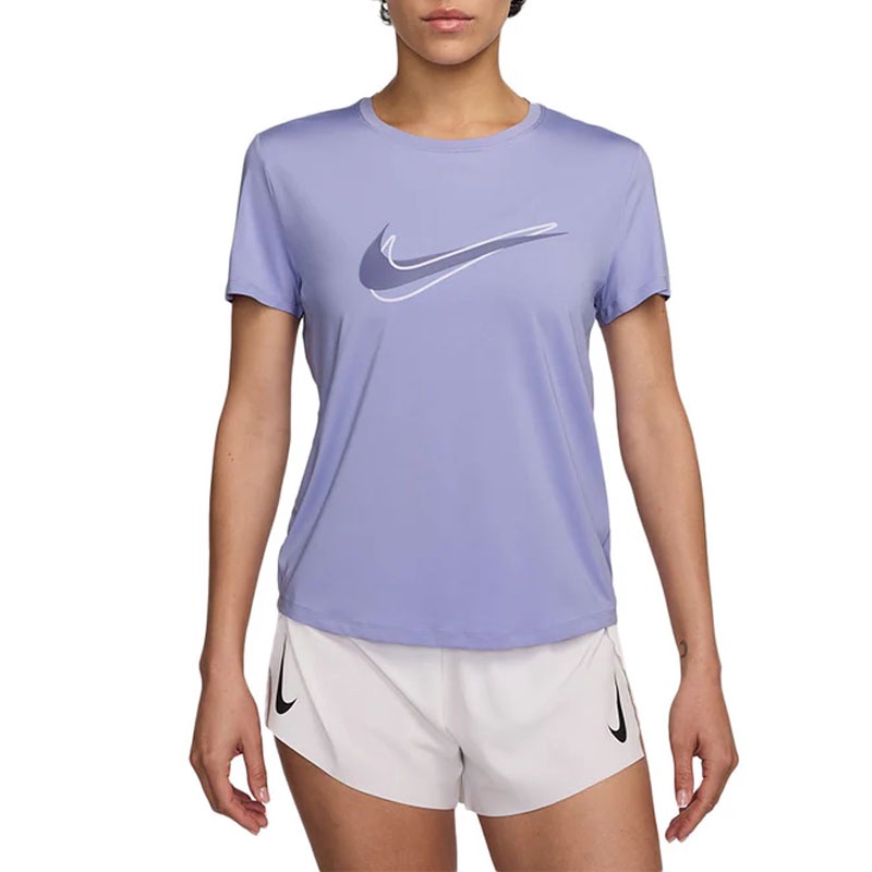 Jual Baju Lari Wanita Nike Wmns As W Nk One Swsh Hbr Df Ss Top Lilac Ice Original Hj2205-533 - hoopspoint.com