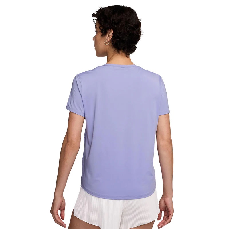 Jual Baju Lari Wanita Nike Wmns As W Nk One Swsh Hbr Df Ss Top Lilac Ice Original Hj2205-533 - hoopspoint.com