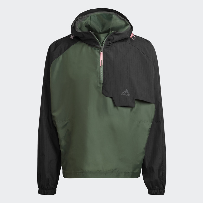 Jual Baju Training Adidas X-City Windbreaker Jacket Green Original Hk4482 - hoopspoint.com