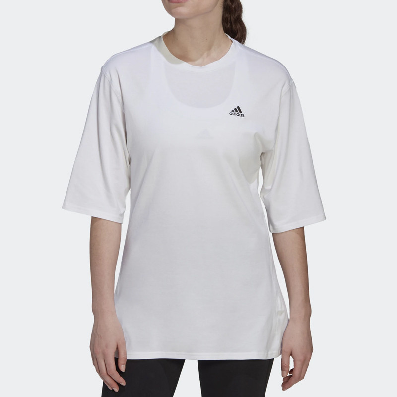 Jual Celana Lari Wanita Adidas Wmns Run Icons Made With Nature Running Tee White Original Hk9095 - hoopspoint.com