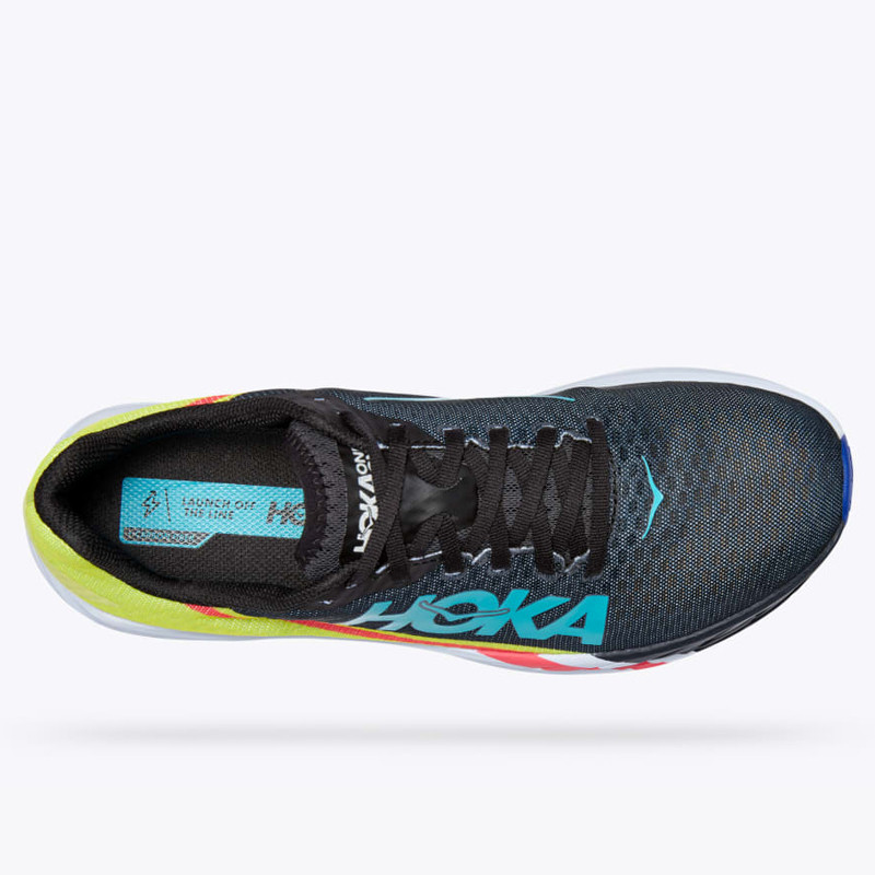 Jual Sepatu Lari Hoka One One Rocket X Black Original Hke1113532Be - hoopspoint.com