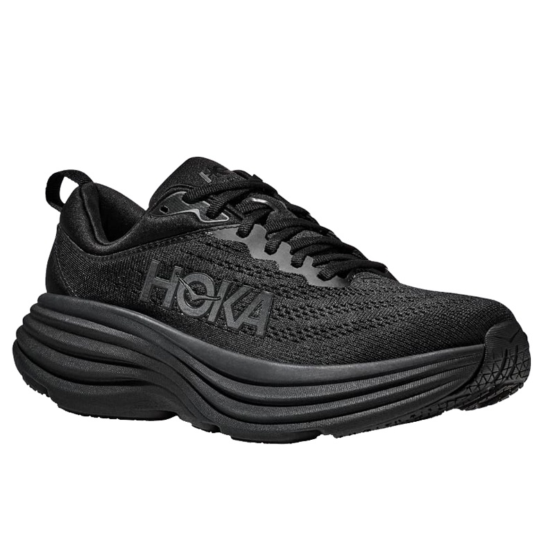 Jual Sepatu Lari Hoka One One Bondi 8 Black Original Hke1123202Bb - hoopspoint.com