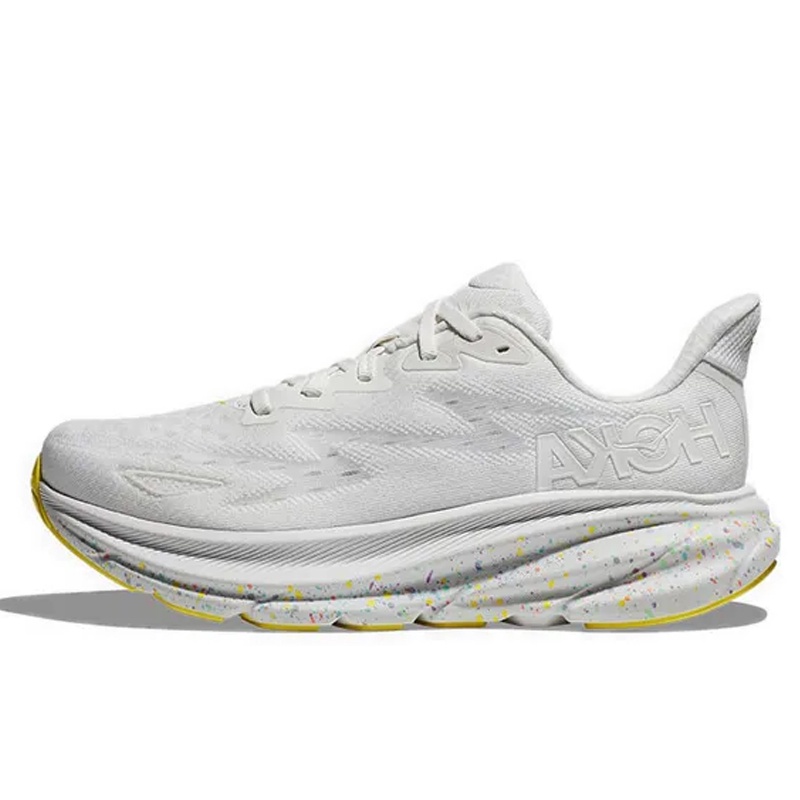 Jual Sepatu Lari Hoka One One Clifton 9 White Lemonade Original Hke1127895Wt - hoopspoint.com