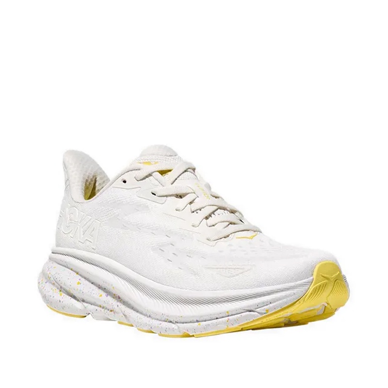 Jual Sepatu Lari Hoka One One Clifton 9 White Lemonade Original Hke1127895Wt - hoopspoint.com