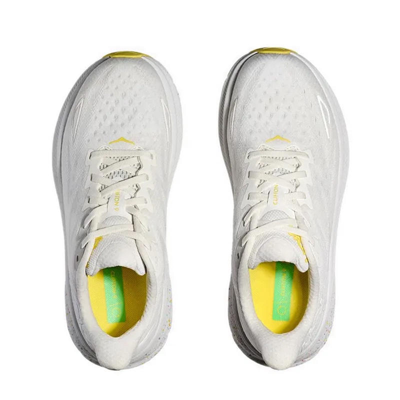 Jual Sepatu Lari Hoka One One Clifton 9 White Lemonade Original Hke1127895Wt - hoopspoint.com