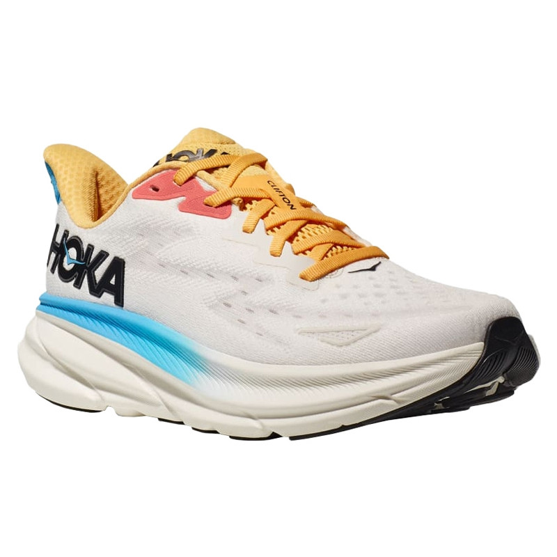 Jual Sepatu Lari Wanita Hoka One One Wmns Clifton 9 Blanc De Blanc Original Hke1127896Bs - www.hoopspoint.com