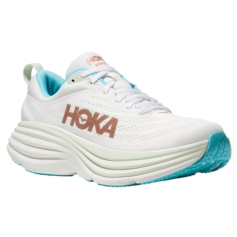 Jual Sepatu Lari Wanita Hoka One One Wmns Bondi 8 Frost Original Hke1127952Ft - hoopspoint.com