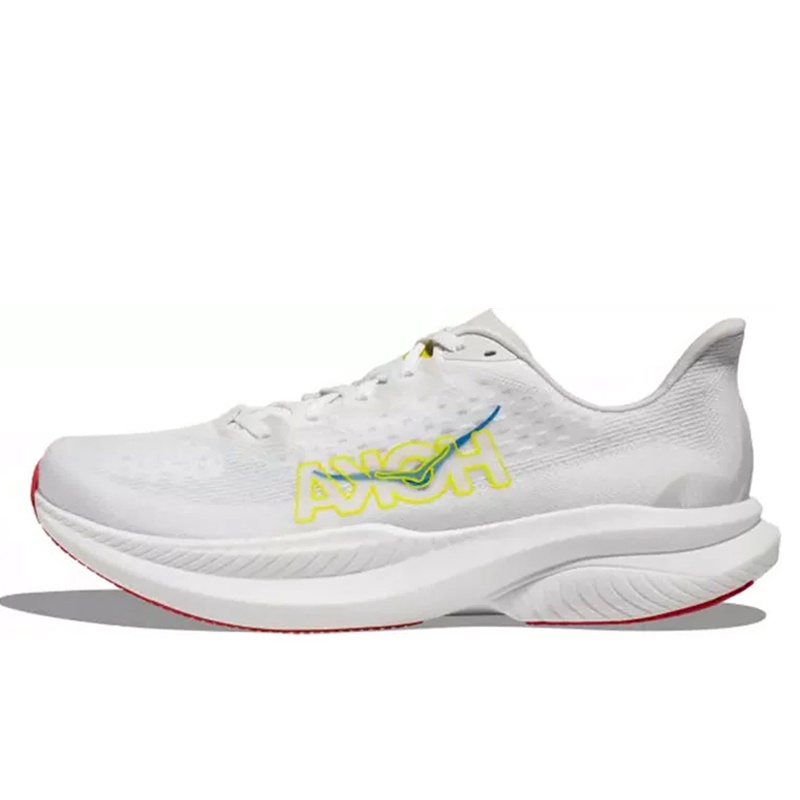 Jual Sepatu Lari Hoka One One Mach 6 White Original Hke1147790Wn - www.hoopspoint.com