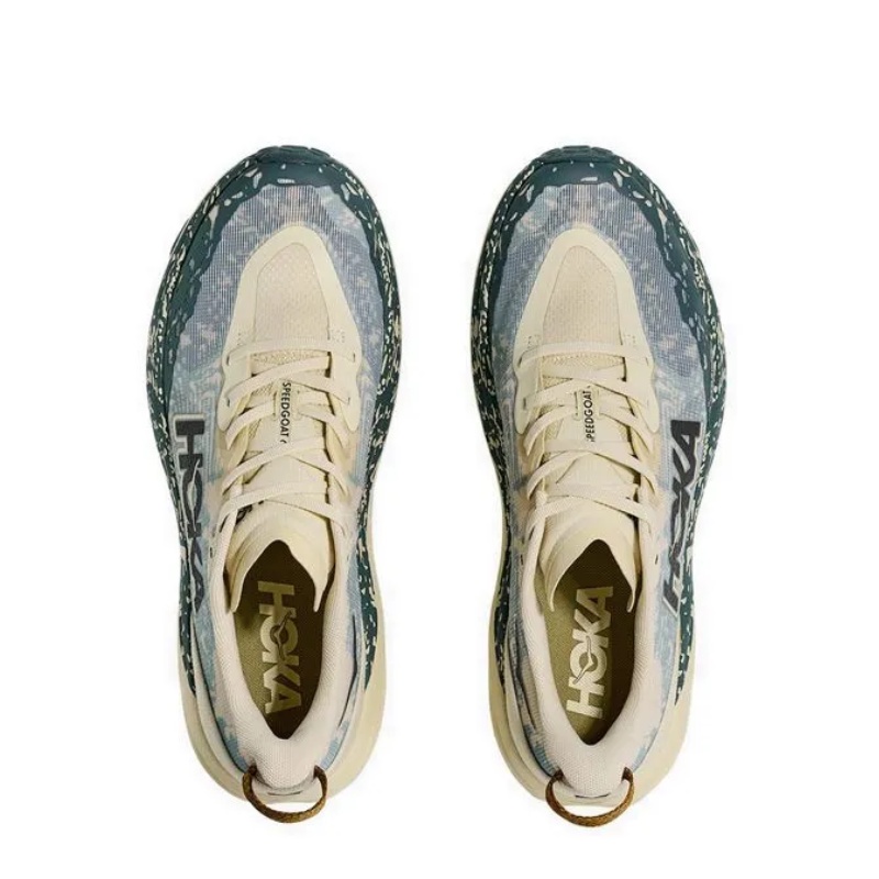 Jual Sepatu Trail Hoka One One Speedgoat 6 Pampas Grass-Faded Navy Original Hke1147791Pf - hoopspoint.com