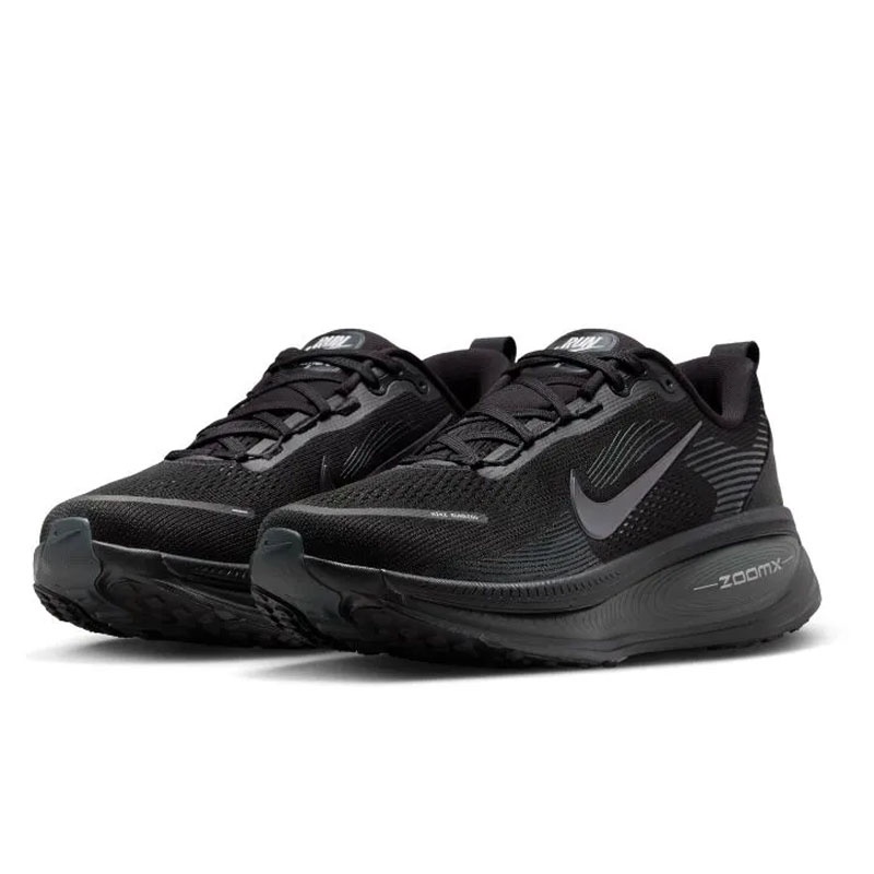 Jual Sepatu Lari Nike Nike Vomero 18 Black - Black-Dk Smoke Grey-Lt Smoke Grey Original Hm6803-005 - hoopspoint.com