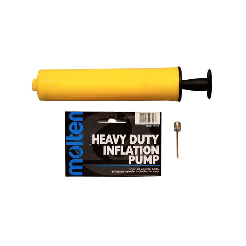 Jual Peralatan Basket Molten Molten Hp18-Y Heavy Duty Inflation Pump Yellow Original Hp18 - hoopspoint.com