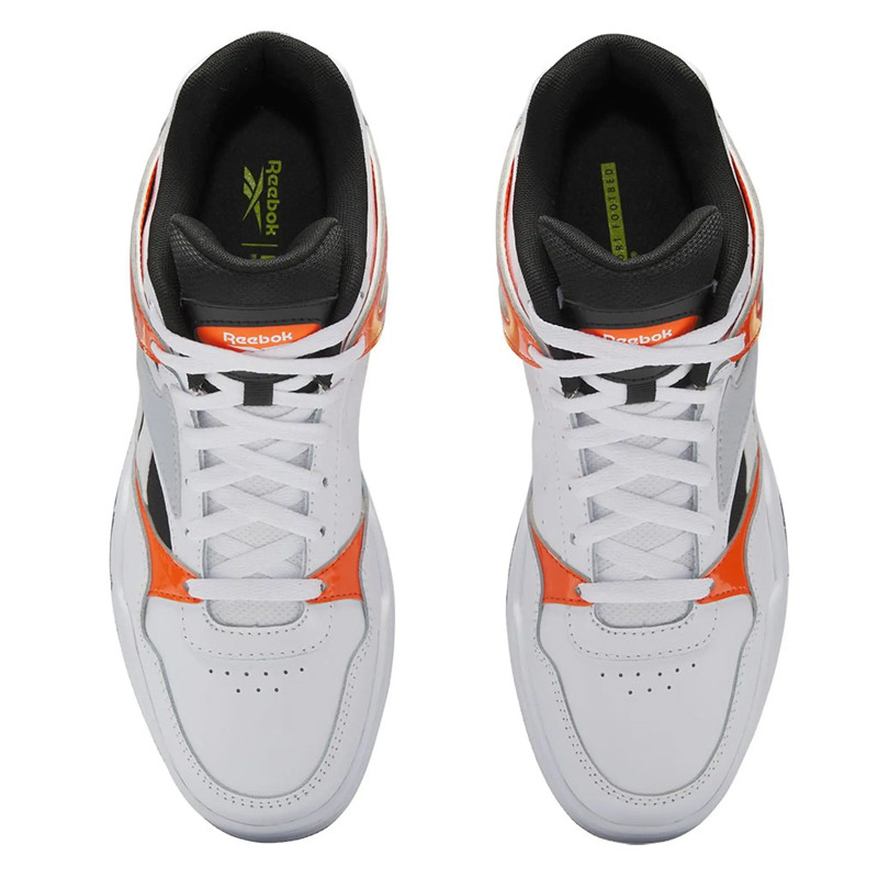 Jual Sepatu Sneakers Reebok Royal Bb4500 Hi 2 White Orange Original Hr0527 - hoopspoint.com