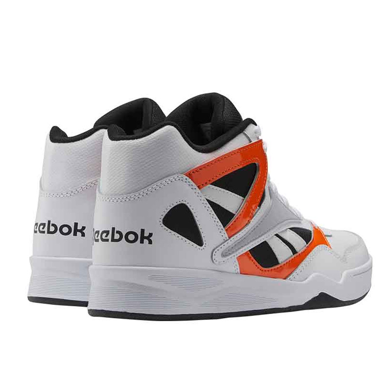 Jual Sepatu Sneakers Reebok Royal Bb4500 Hi 2 White Orange Original Hr0527 - hoopspoint.com