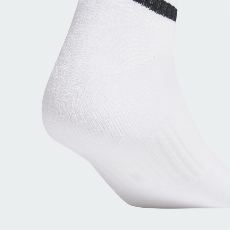 Jual Kaos Kaki Lari Adidas 3-Stripes Cushioned Sportswear Low-Cut Socks 3 Pairs White-Black Original Ht3456 - hoopspoint.com