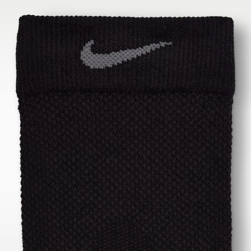 Jual Kaos Kaki Lari Nike Unisex Running Fast Lightweight Multiplier Crew Socks Black Original Ib6114-010 - hoopspoint.com