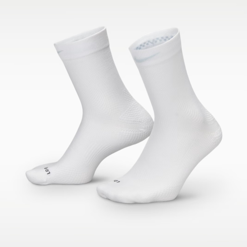 Jual Kaos Kaki Lari Nike Unisex Running Fast Lightweight Multiplier Crew Socks 1Pair White Original Ib6114-100 - hoopspoint.com