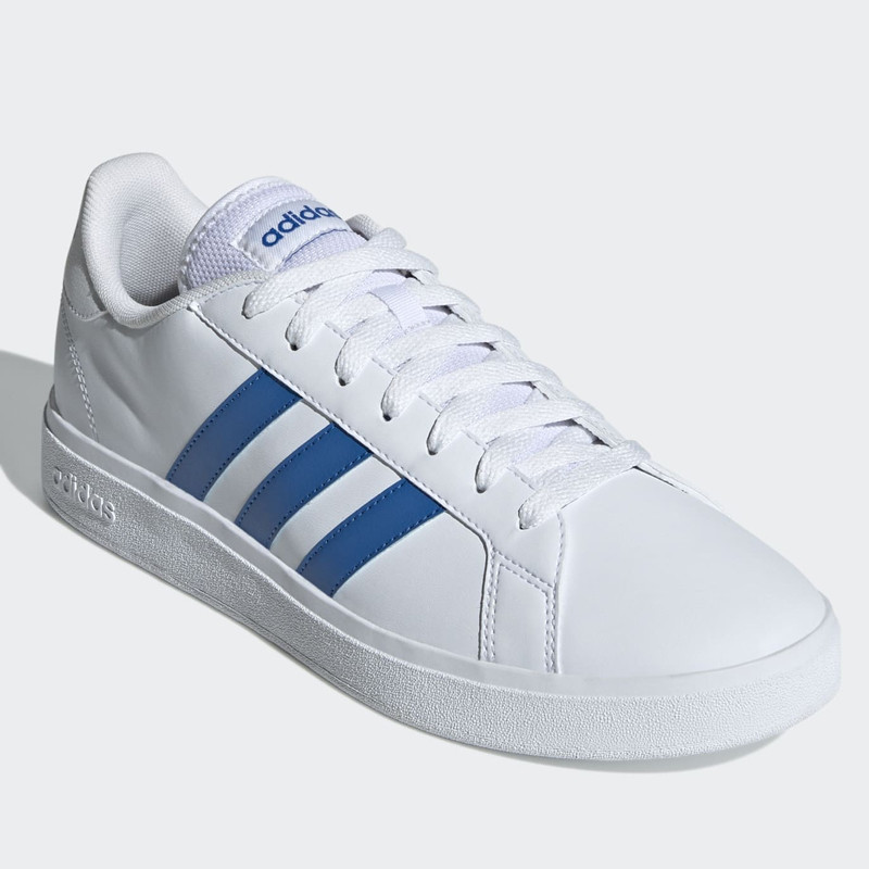 Jual Sepatu Sneakers Adidas Grand Court Base 2.0 White Blue Original Id3022 - hoopspoint.com