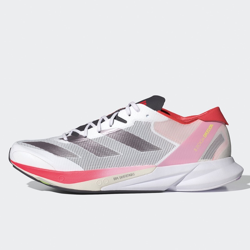 Jual Sepatu Lari Adidas Adizero Adios 8 White Red Original Id3630 - hoopspoint.com