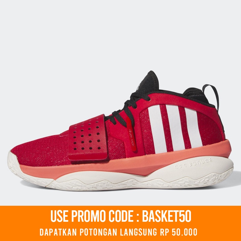 Jual Sepatu Basket Adidas Dame 8 Extply Scarlet Original If1506 - hoopspoint.com