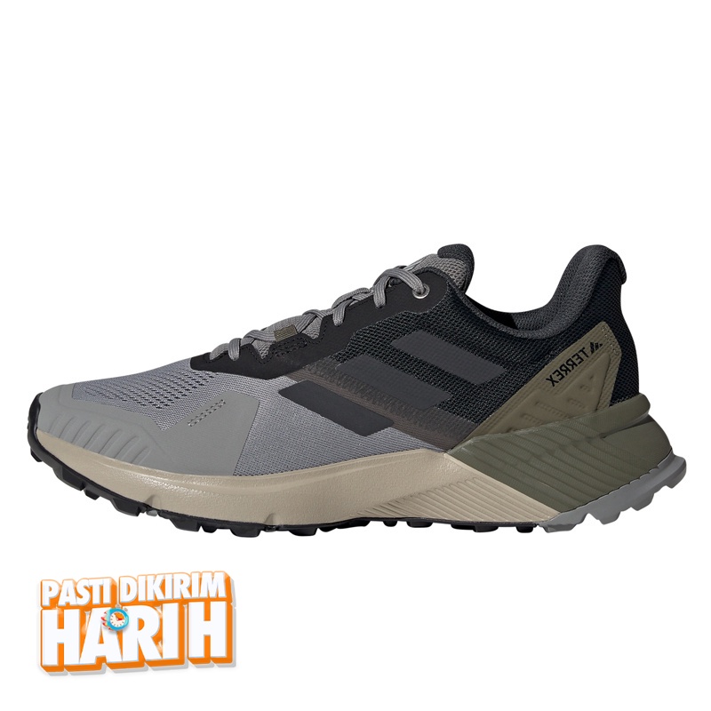Jual Sepatu Trail Adidas Terrex Soulstride Trail Green Original Ig8916 - hoopspoint.com