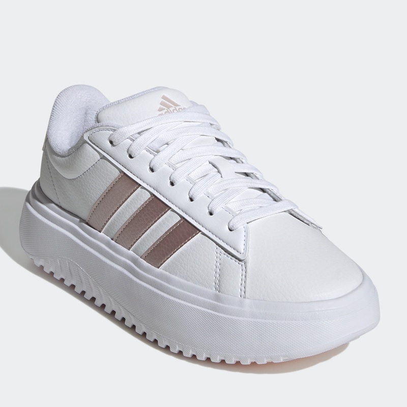 Jual Sepatu Sneakers Wanita Adidas Wmns Grand Court Platform White Original Ih2425 - hoopspoint.com