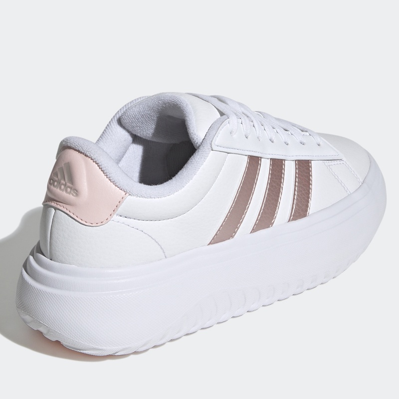 Jual Sepatu Sneakers Wanita Adidas Wmns Grand Court Platform White Original Ih2425 - hoopspoint.com