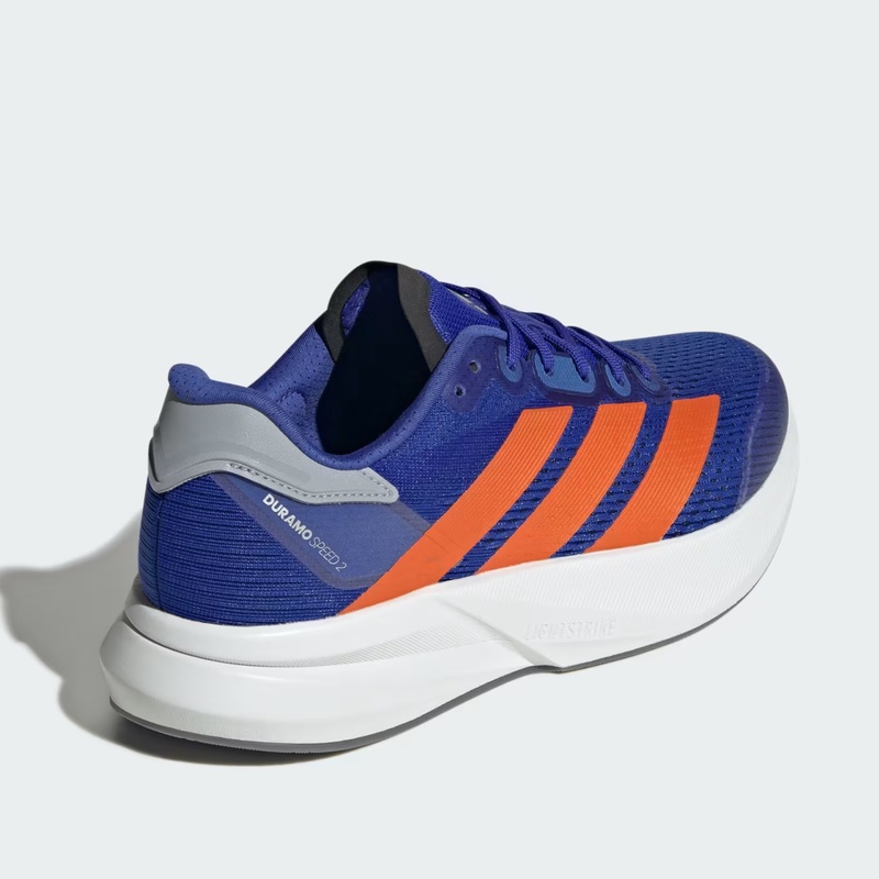 Jual Sepatu Lari Adidas Duramo Speed 2 Lucid Blue / Impact Orange / Halo Silver Original Ih8202 - hoopspoint.com