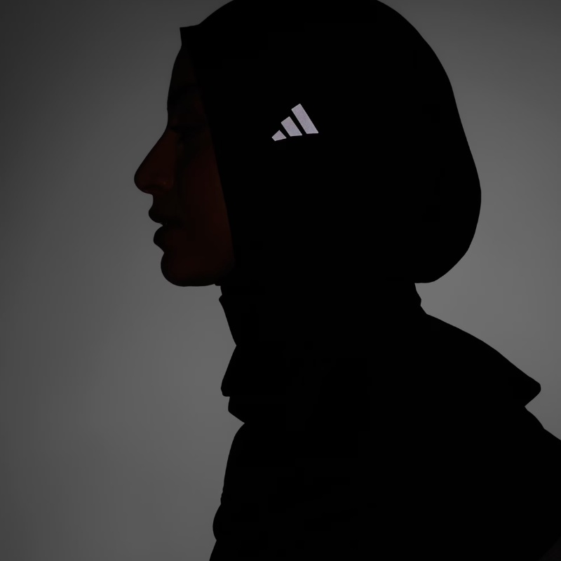 Jual Aksesoris Lari Wanita Adidas Wmns Own The Run 3-Stripes Hijab Black Original Ik5001 - hoopspoint.com