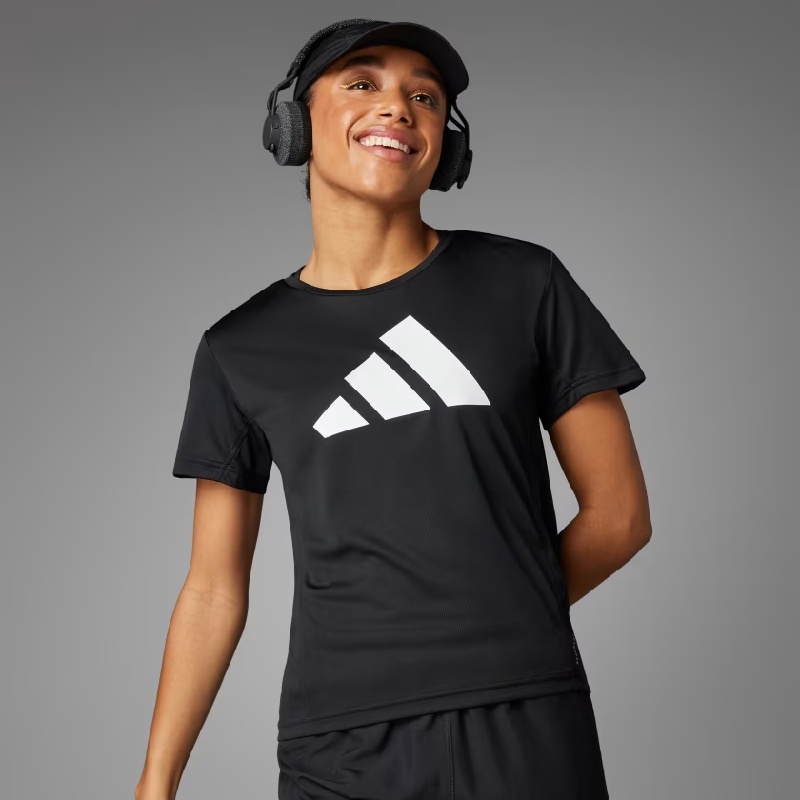 Jual Baju Lari Wanita Adidas Wmns Run It Tee Black Original Il7227 - hoopspoint.com