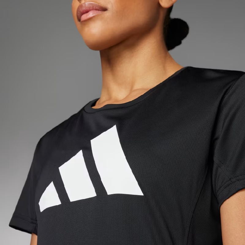 Jual Baju Lari Wanita Adidas Wmns Run It Tee Black Original Il7227 - hoopspoint.com