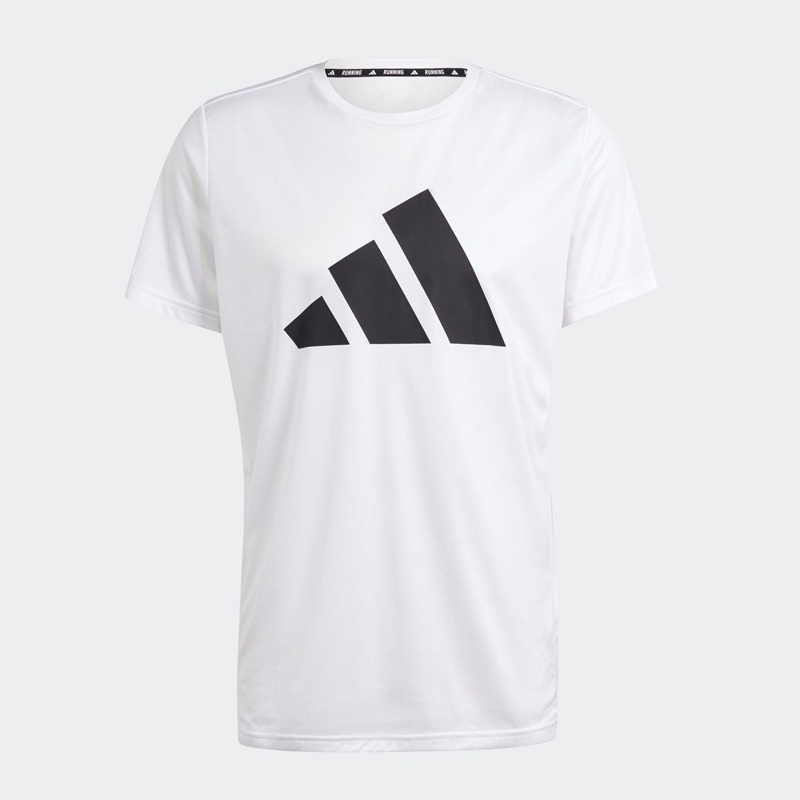 Jual Baju Lari Adidas Run It Tee White Original In0075 - hoopspoint.com