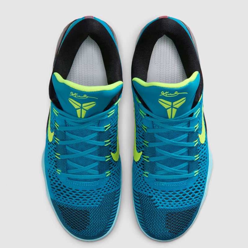 Jual Sepatu Basket Nike Kobe 9 Elite Low Protro' Neo Turquoise And Volt Original Io3673-400 - hoopspoint.com