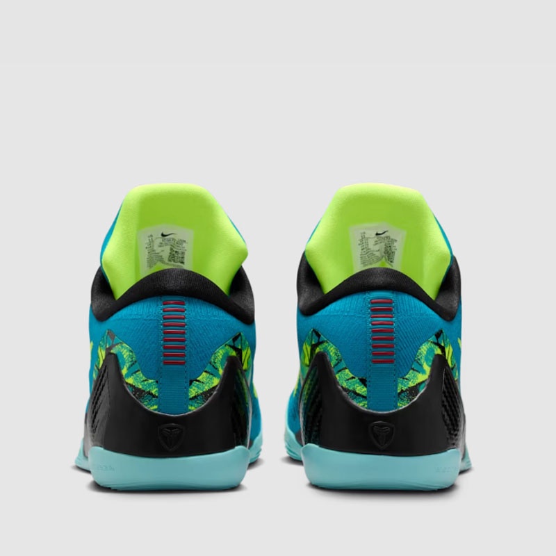 Jual Sepatu Basket Nike Kobe 9 Elite Low Protro' Neo Turquoise And Volt Original Io3673-400 - hoopspoint.com