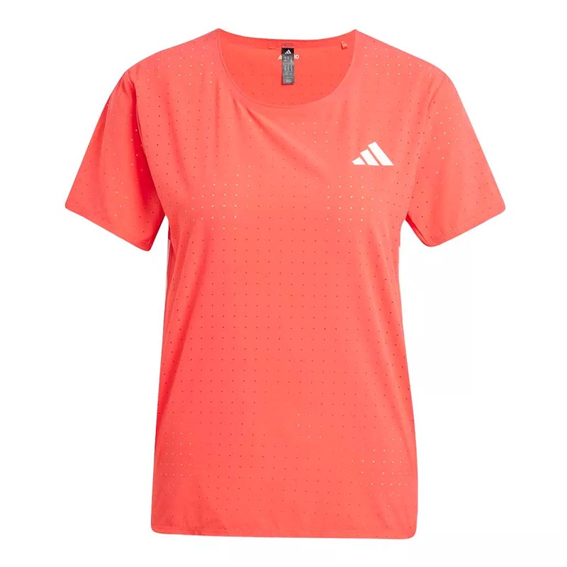 Jual Baju Lari Wanita Adidas Wmns Adizero Running Tee Semi Lucid Red Original Ix8992 - hoopspoint.com