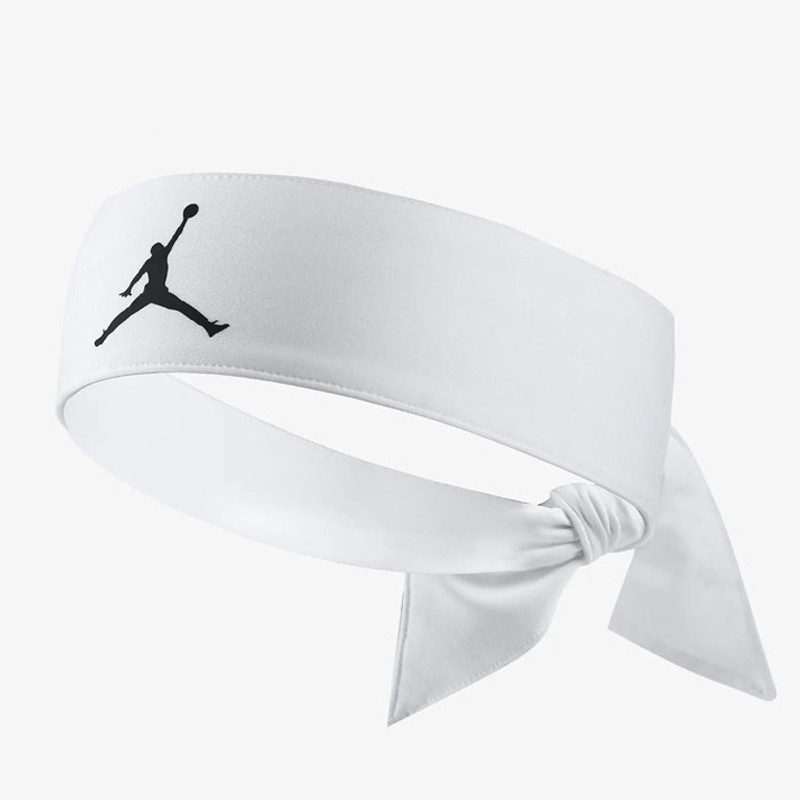 Jual Aksesoris Basket Air Jordan Jumpman Dri-Fit Head Tie White Original J.jn.00.101.Os - hoopspoint.com