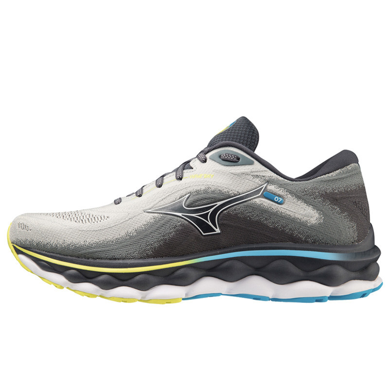 Jual Sepatu Lari Mizuno Wave Sky 7 Pearl Blue Original J1Gc230201 - hoopspoint.com