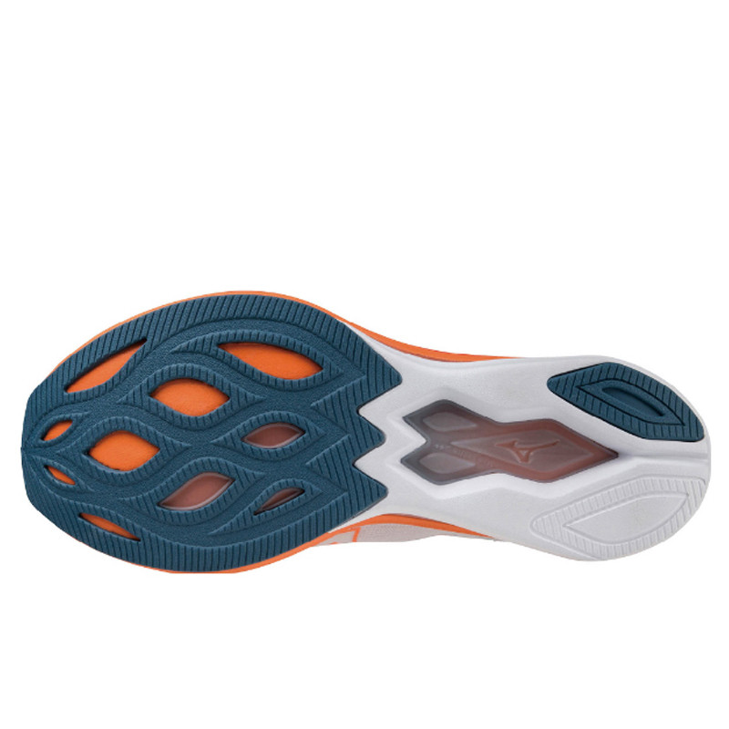 Jual Sepatu Lari Mizuno Wave Rebellion Sonic White Orange Original J1Gc233054 - hoopspoint.com