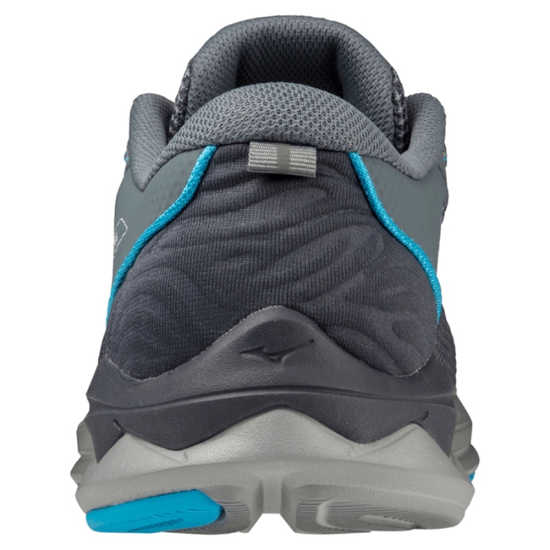 Jual Sepatu Lari Mizuno Wave Revolt 3 Grey-Blue Original J1Gc238151 - hoopspoint.com