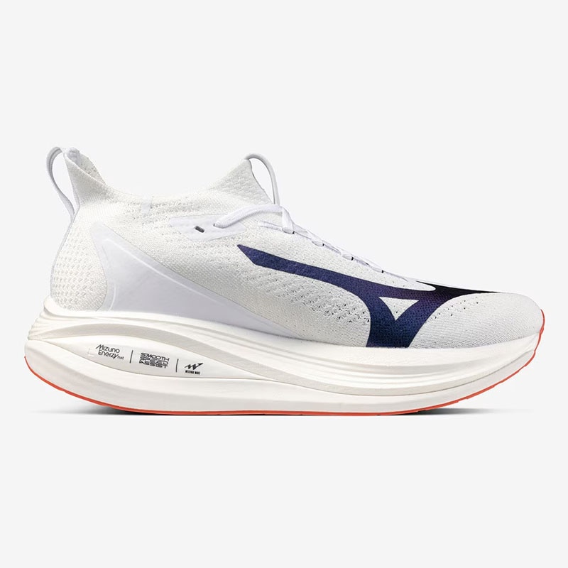 Jual Sepatu Lari Mizuno Neo Vista 2 White-White-Iris Bloom Original J1Gc253401 - hoopspoint.com