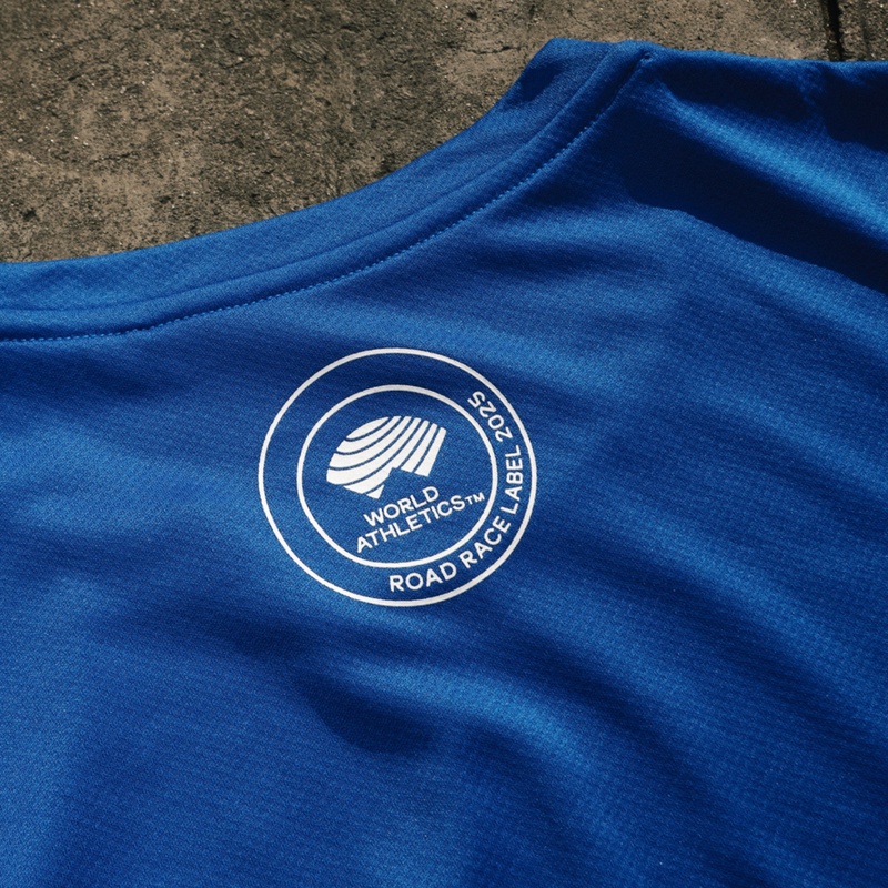 Jual Baju Lari Mizuno Btn Jakim Merchandise Tee Blue Original J2Sac0M225 - hoopspoint.com