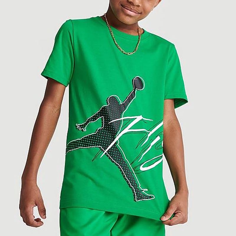 Jual Baju Basket Air Jordan Halftone Flight Kids Tee Green Original Jdk95C430F4F - hoopspoint.com