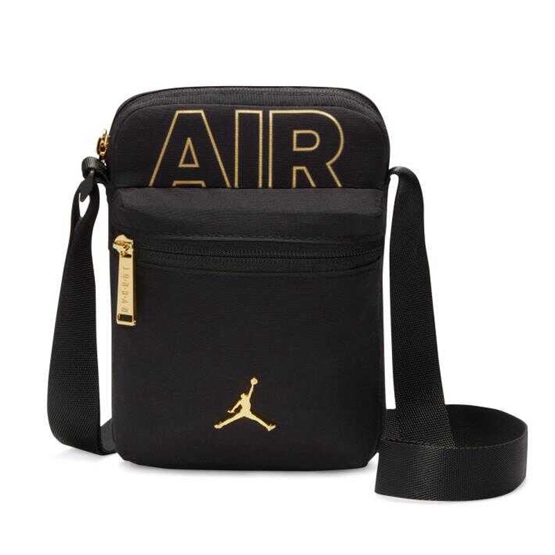 Jual Tas Basket Air Jordan Crossbody Bag Black Gold Original Jdk9A0722023 - hoopspoint.com