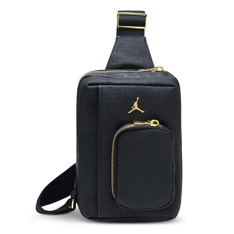 Jual Tas Basket Air Jordan Monogram Sling Bag Black Original Jdkma0991K5X - hoopspoint.com