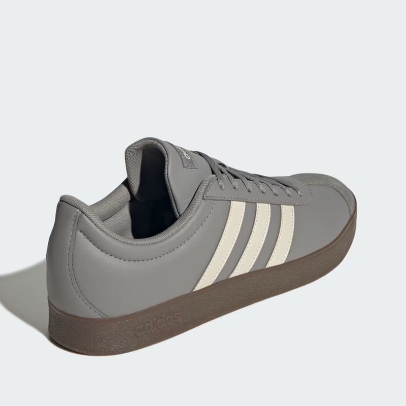 Jual Sepatu Sneakers Adidas Vl Court Base Solid Grey Original Ji1777 - hoopspoint.com