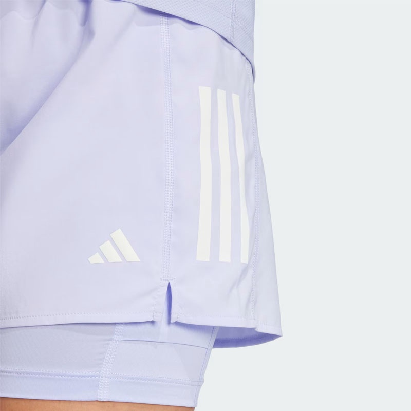 Jual Celana Lari Wanita Adidas Wmns Own The Run 2In1 Shorts Violet Tone Original Jm7642 - hoopspoint.com