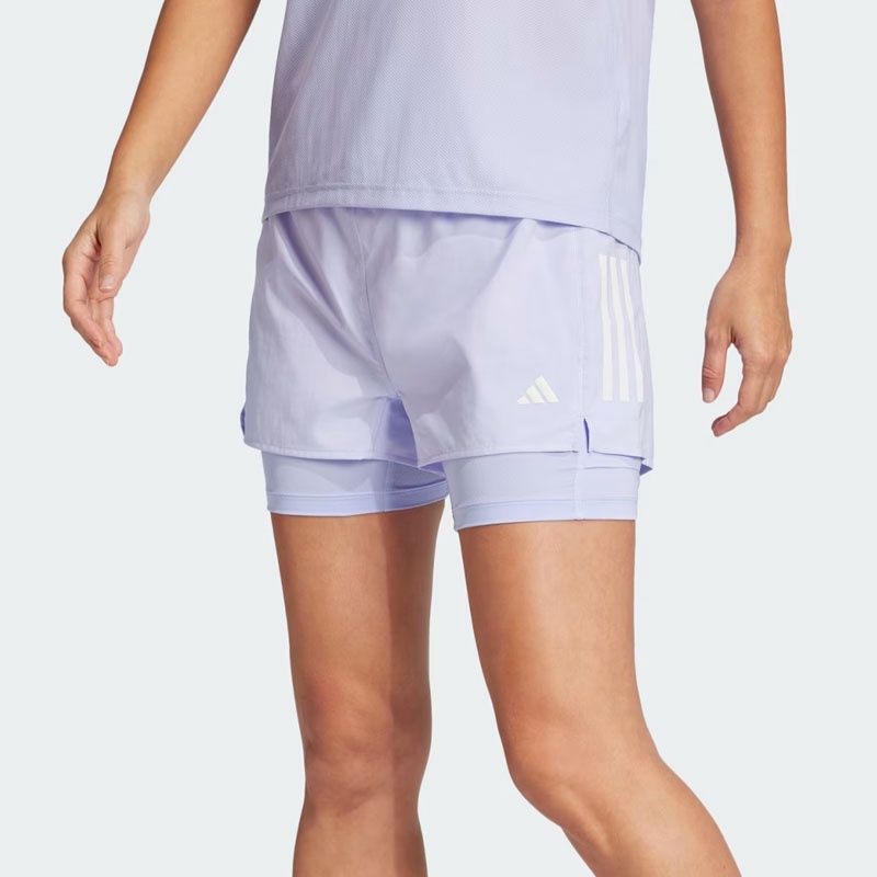 Jual Celana Lari Wanita Adidas Wmns Own The Run 2In1 Shorts Violet Tone Original Jm7642 - hoopspoint.com