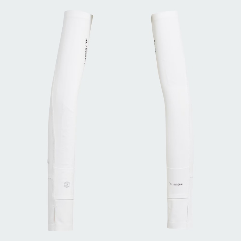 Jual Aksesoris Lari Adidas Terrex Climacool Trail Running Arm Sleeves White Original Jn9439 - hoopspoint.com