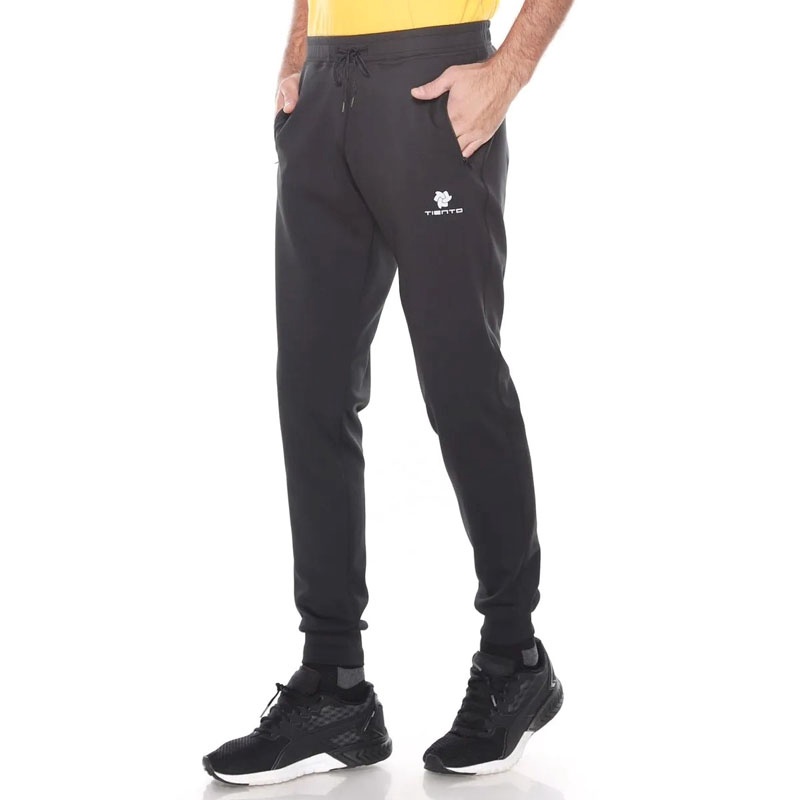 Jual Celana Training Tiento Jogger Long Pants Black Original Jog-Bas-Lp-Black- - hoopspoint.com
