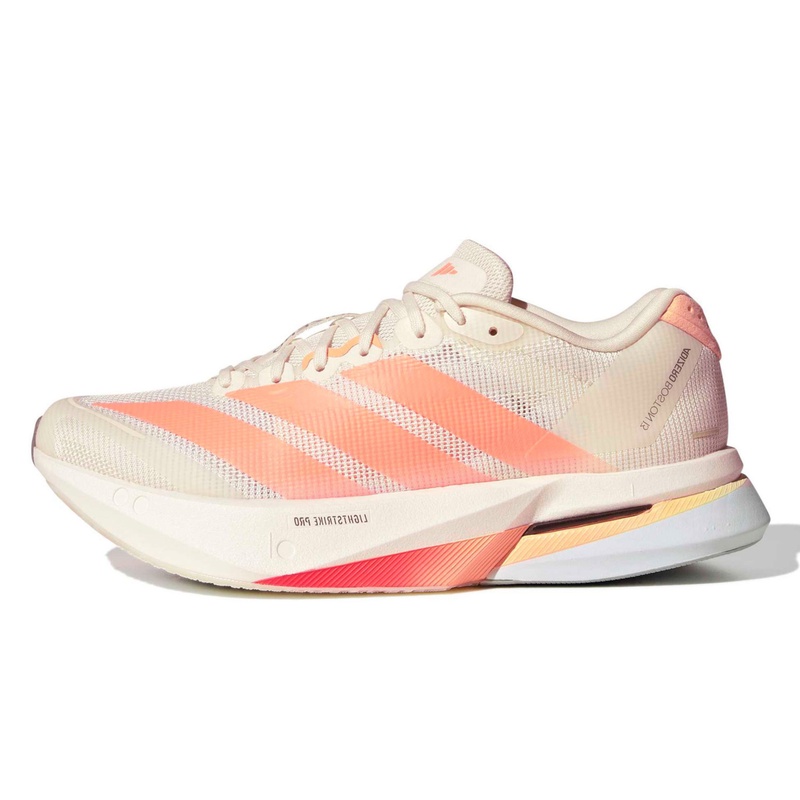 Jual Sepatu Lari Wanita Adidas Wmns Adizero Boston 13 Off White - Beam Orange - Acid Orange Original Jp9249 - hoopspoint.com